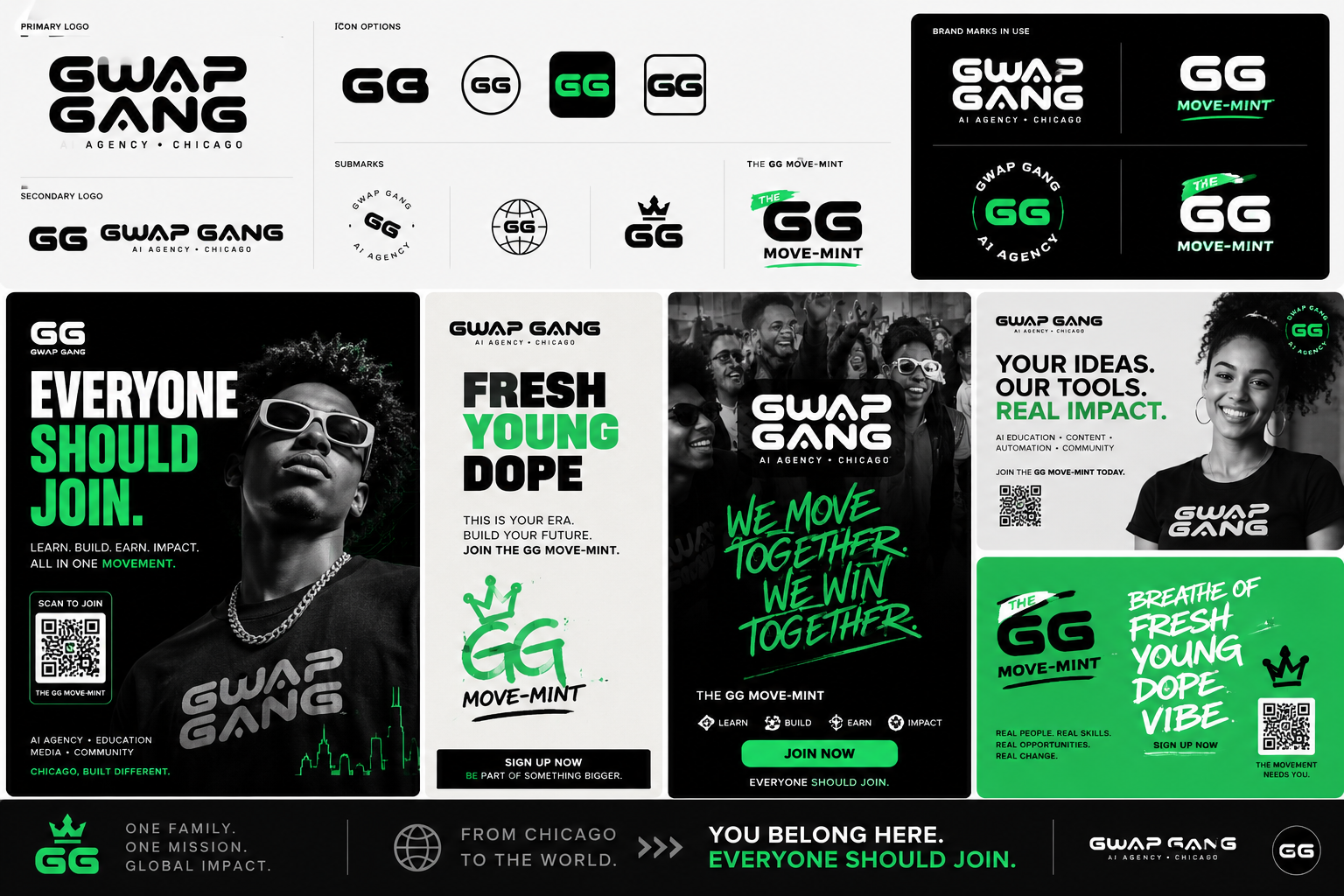 Gwap Gang visual about originality and human creative judgment in the age of AI